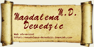 Magdalena Devedžić vizit kartica